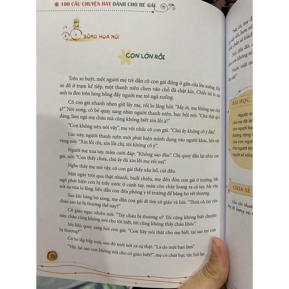Sách - 100 Câu Chuyện Hay Dành Cho Bé Gái ( Minh Long )