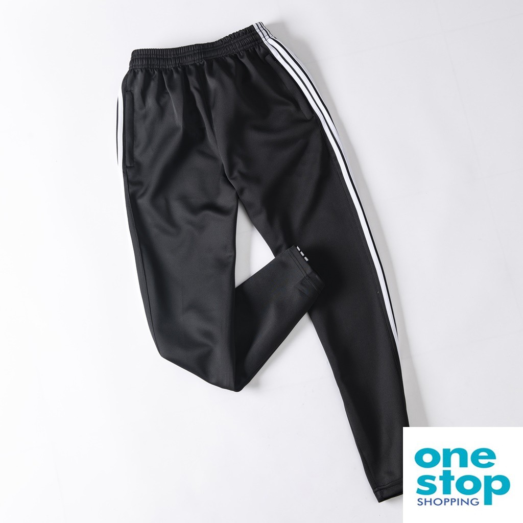 Quần Jogger thời trang nam 3 viền ống suông phom 45-85kg, One shop