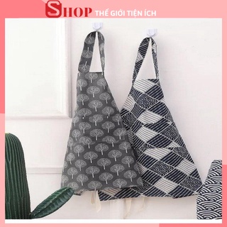 Tạp Dề Tạp Rề Cotton Nội Trợ Phong Cách Nhật Bản 88015 TIỆN ÍCH