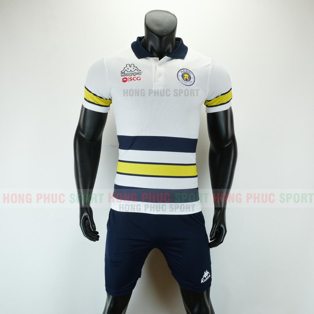 XẢ KHO BỘ QUẦN ÁO ĐÁ BÓNG HÀ NỘI POLO VẢI DỆT 2019