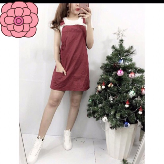 Váy yếm Kaki