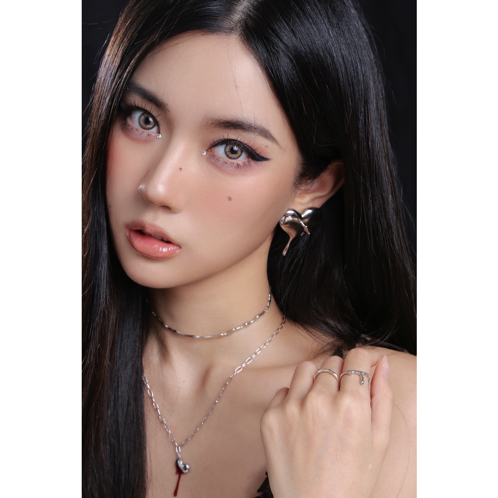 Kính áp tròng Colorhunter Dùng 1 Năm 14.2mm 0 - 8 Độ 1 cặp