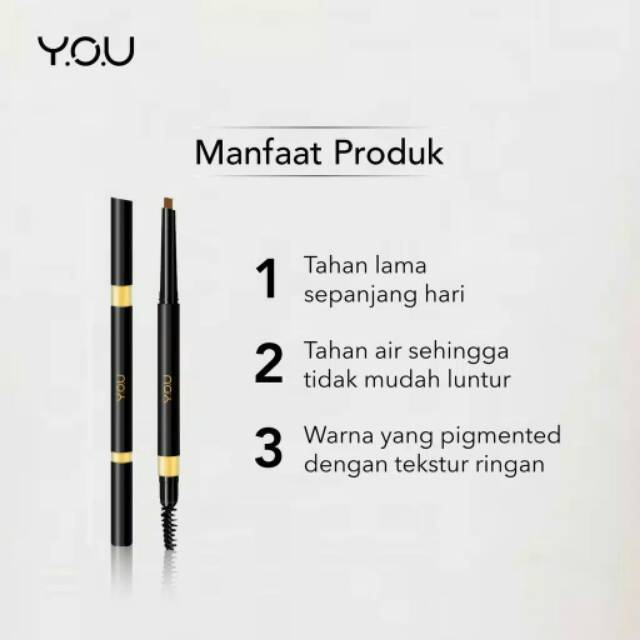 (hàng Mới Về) Bút Kẻ Lông Mày Hai Đầu Y.o.u | BigBuy360 - bigbuy360.vn