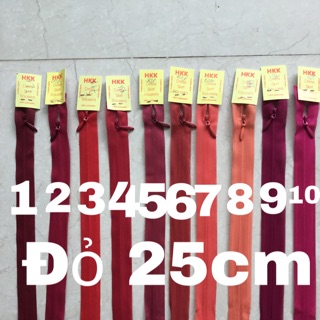 Dây khoá giọt lệ 25cm HKK