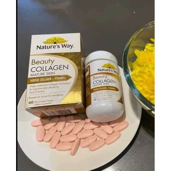 Viên uống Nature's Way Beauty Collagen Mature Skin