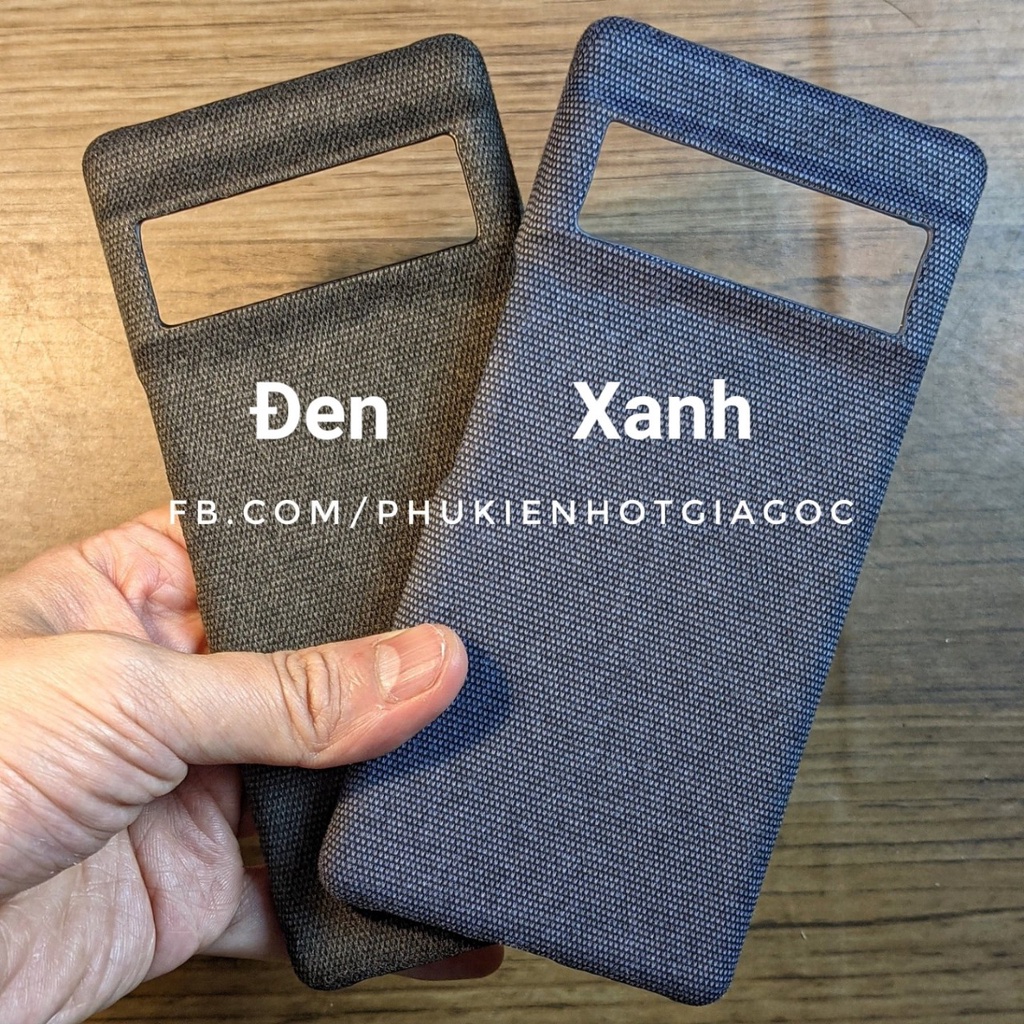 Ốp nhựa phủ vải fabric Google Pixel 7 Pro / 6 Pro / Pixel 6 / Pixel 5a - Ốp lưng Fabric case