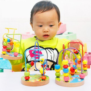 Đồ chơi luồn hạt gỗ