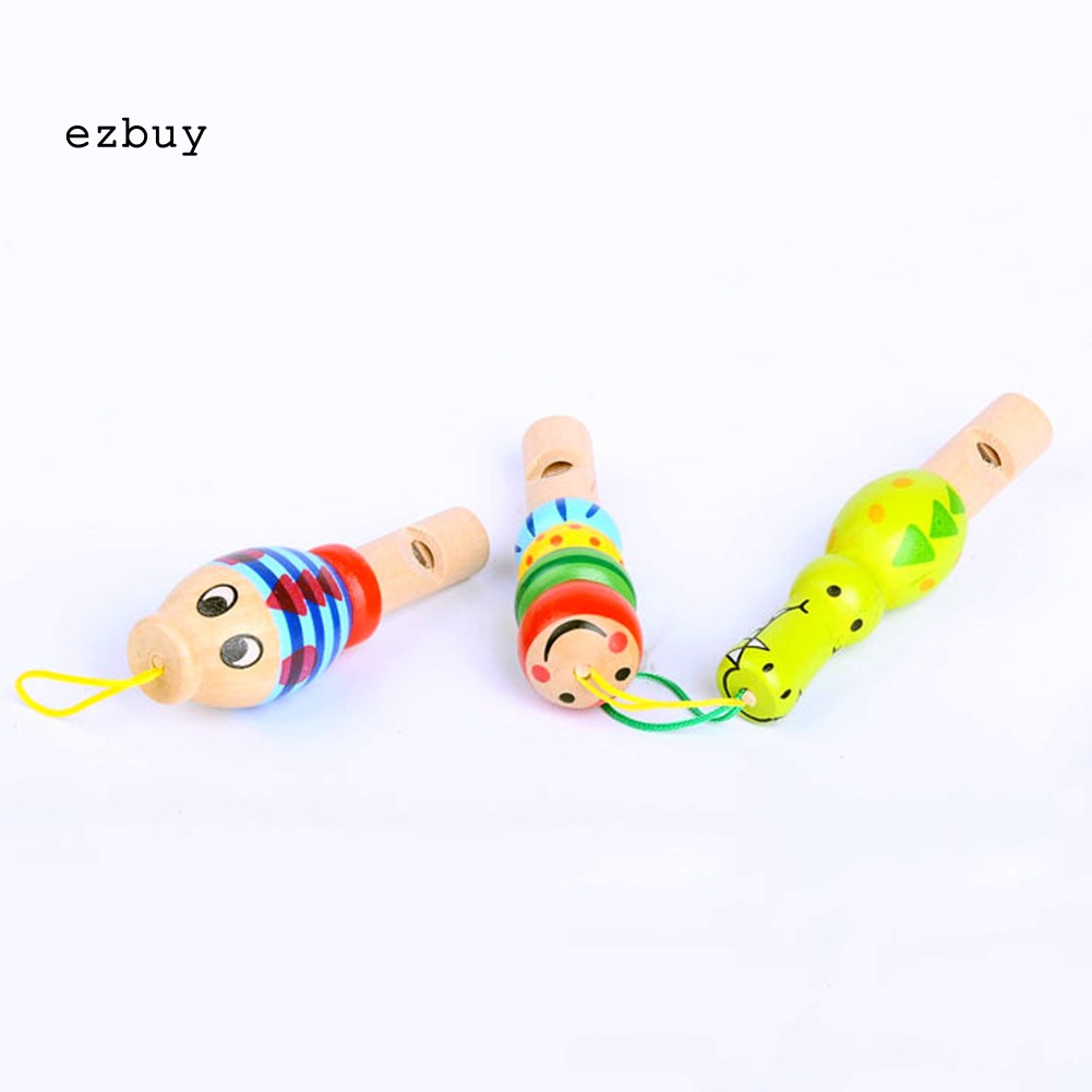 Còi Gỗ Hình Động Vật Dễ Thương Cho Bé