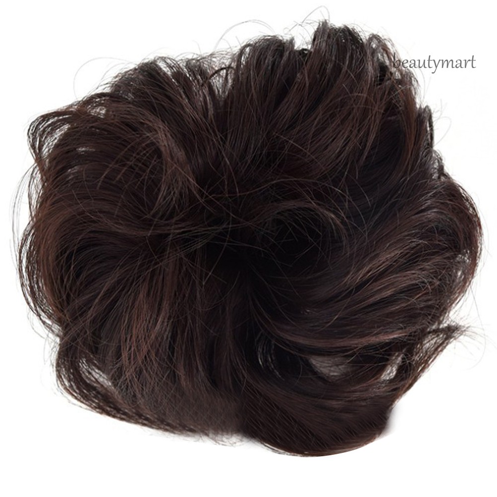 [Hàng mới về] Búi Tóc Giả Xoăn Co Giãn DIY Dễ Sử Dụng Cho Nữ