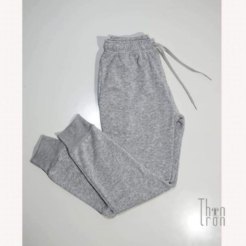 Quần jogger trơn vải da cá nam nữ điều mặc được 40kg - 97kg | BigBuy360 - bigbuy360.vn