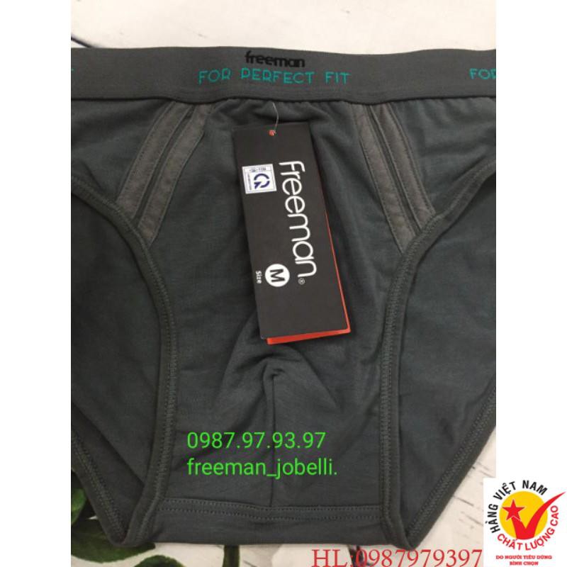 Quần xì ,quần sịp nam cao cấp Freeman BC637,hình thật + video, dòng sản phẩm cao cấp siêu mịn mát,sang chảnh