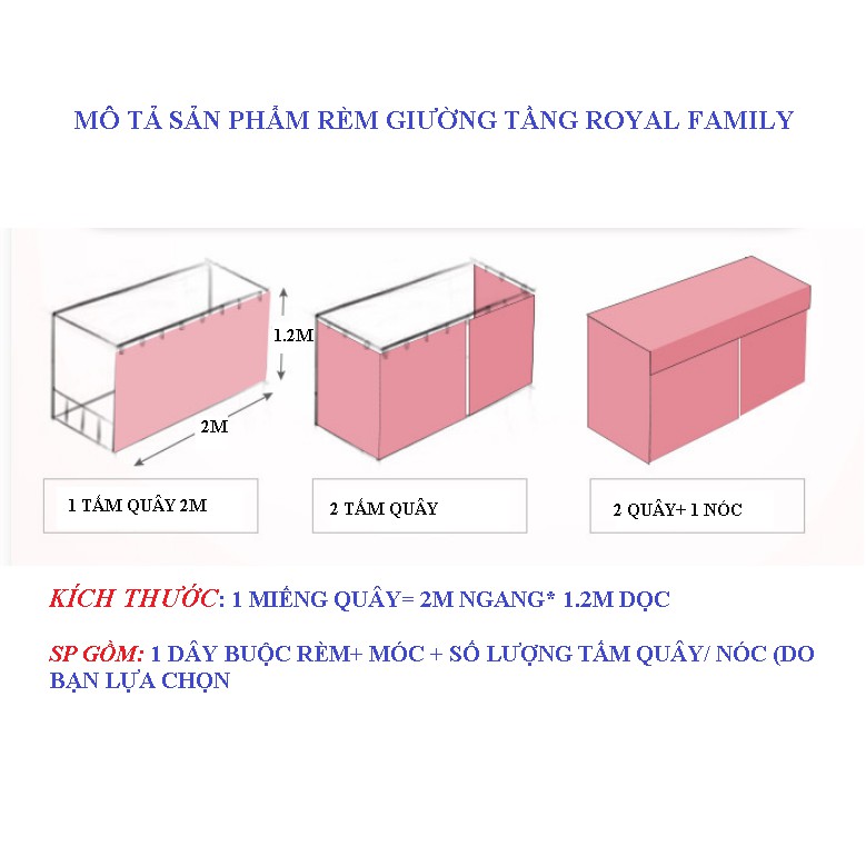 Rèm giường tầng kí túc ⚡𝐅𝐑𝐄𝐄𝐒𝐇𝐈𝐏⚡ Rèm ký túc xá sinh viên lớp giá rẻ có sẵn