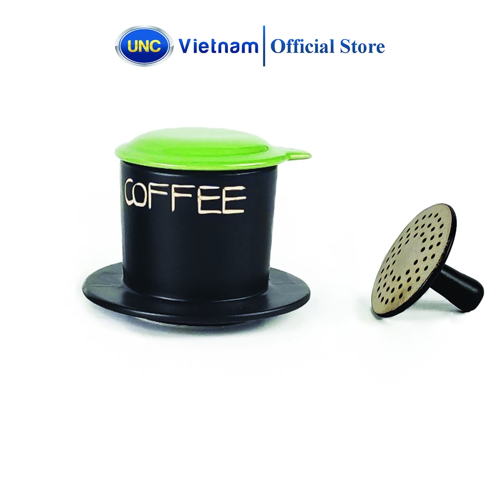 Phin Cà Phê Sứ UNC Việt Nam - Nhiều màu sắc, pha cà phê sẽ ngon hơn, dung tích 150ml, không chứa Chì (Pb) và Cađimi (Cd)