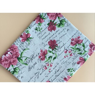 Vải bố, vải canvas mẫu hoa hồng