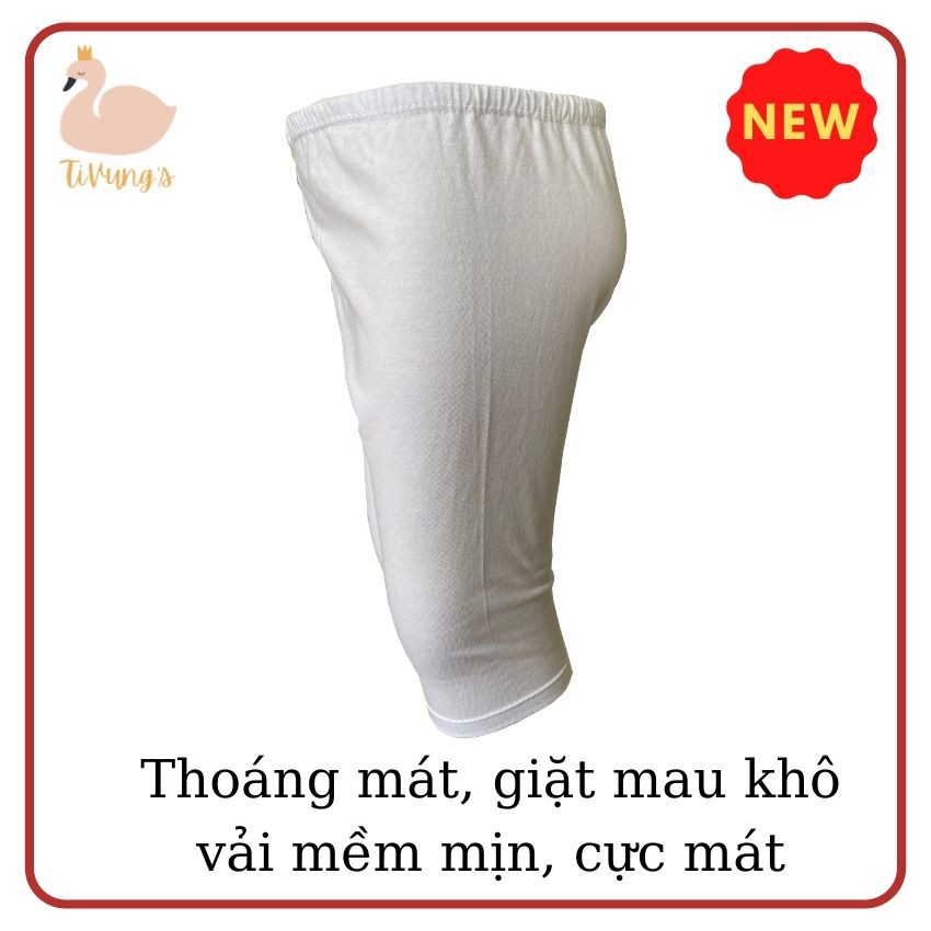 Quần áo tay dài trắng, vải cotton 100% cực mịn,thoáng mát,họa tiết hoạt hình cực đẹp - Shop TiVung chuyên quần áo trẻ em