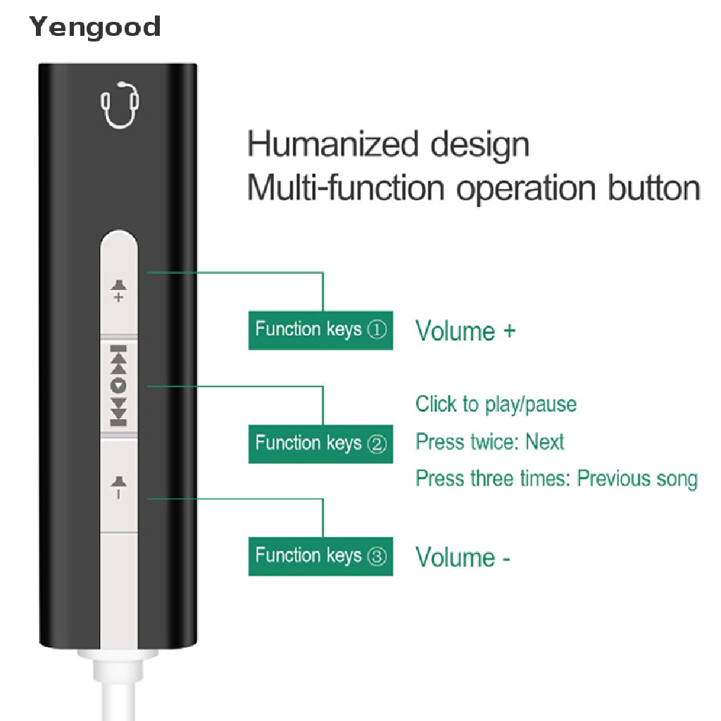 1 Cáp Chuyển Đổi Âm Thanh Từ Cổng USB Sang Cổng 3.5mm