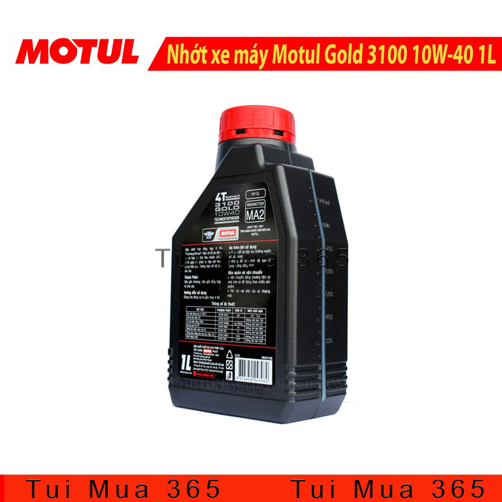 Nhớt xe máy Motul Gold 3100 10W-40 1L