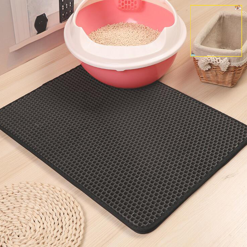 Double-layer Waterproof Cat Litter Trapper Catcher Floor Pad Mat Pet Supply