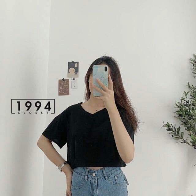 [Bigsize] Áo croptop cổ tim bigsize 65-95kg | BigBuy360 - bigbuy360.vn