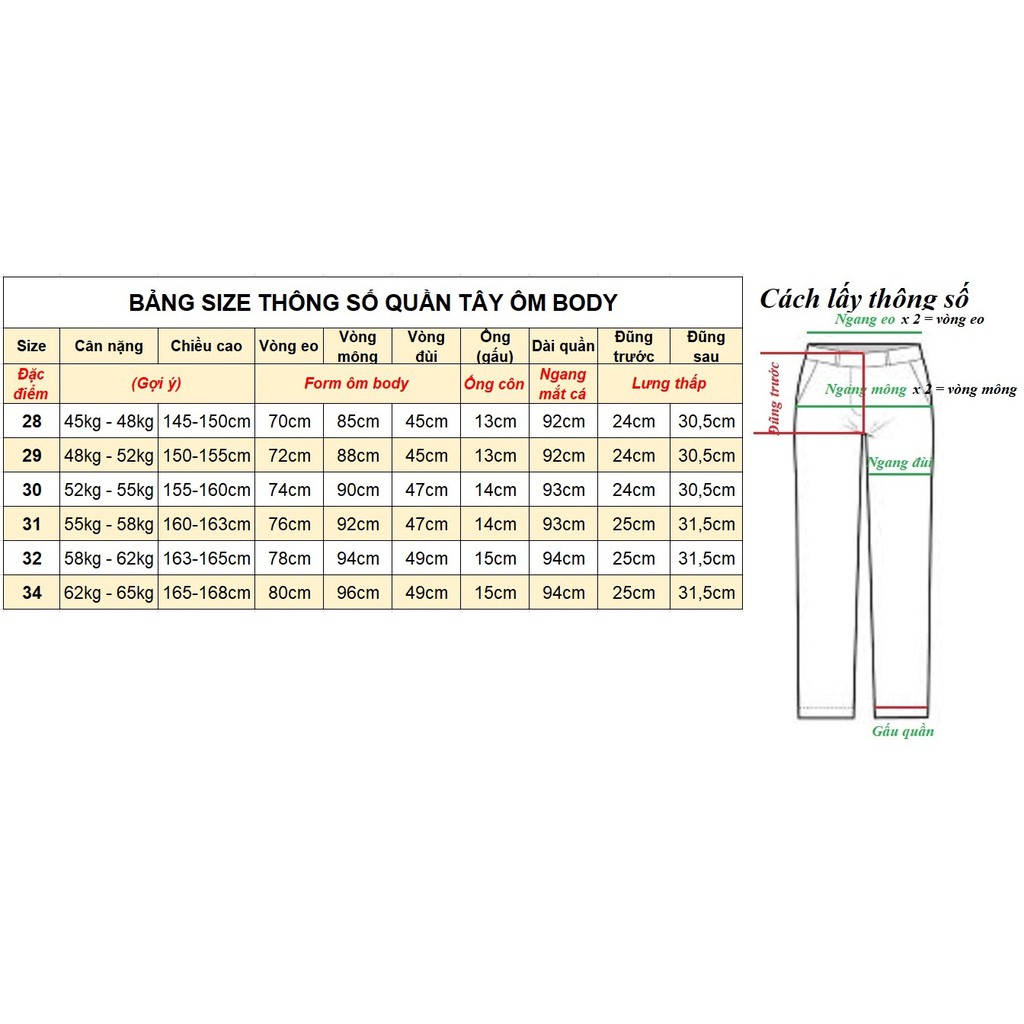 Quần tây nam chất vải dày dặn co giãn nhẹ, quần âu dạng ống côn, nhiều màu - NH Shop