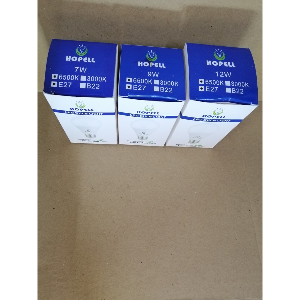 Bộ 10 đèn led bulb trụ 7w,9w,12w ánh sáng trắng