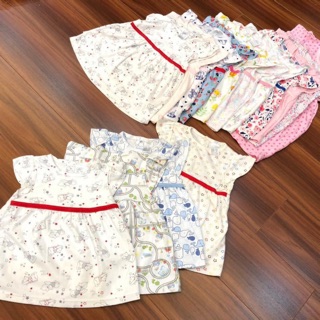 Set 3 váy cotton cho bé gái