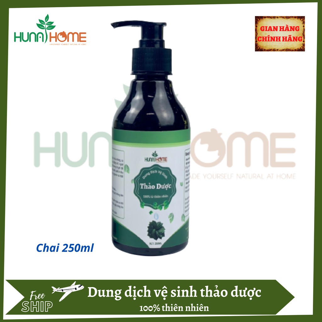 Dung dịch vệ sinh phụ nữ Hunahome ( Chai 250ml)