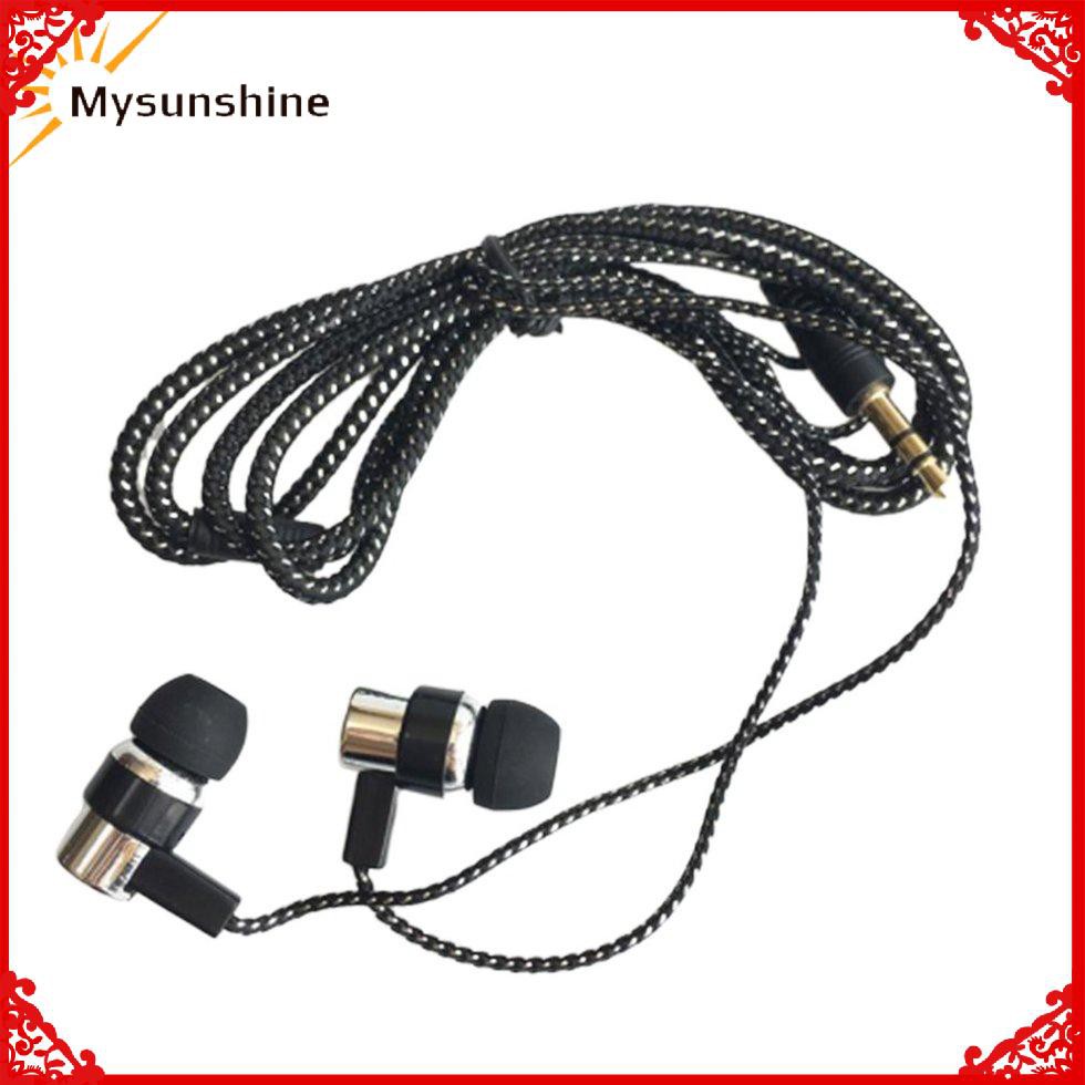 Tai Nghe Dây Bện Cho Điện Thoại / Mp3 | BigBuy360 - bigbuy360.vn