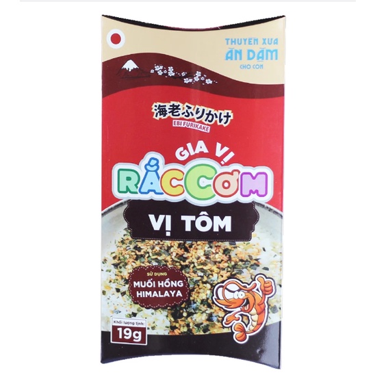 [Từ 12m] Rắc Cơm,Cháo Thuyền Xưa Cho Bé Ăn Dặm Gói 19g