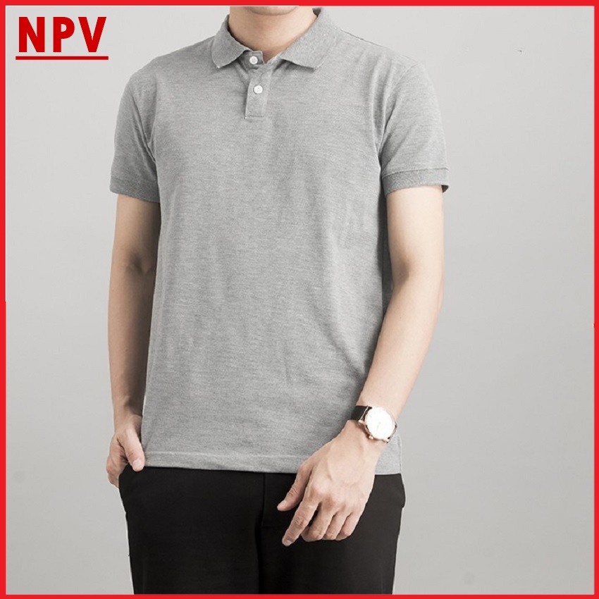 Áo thun nam polo cổ bẻ NPV ngắn tay, áo phông nam vải cotton không nhăn không xù | BigBuy360 - bigbuy360.vn