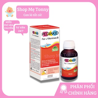 Siro pediakid bổ sung fer + vitamines b cho trẻ từ 6 tháng