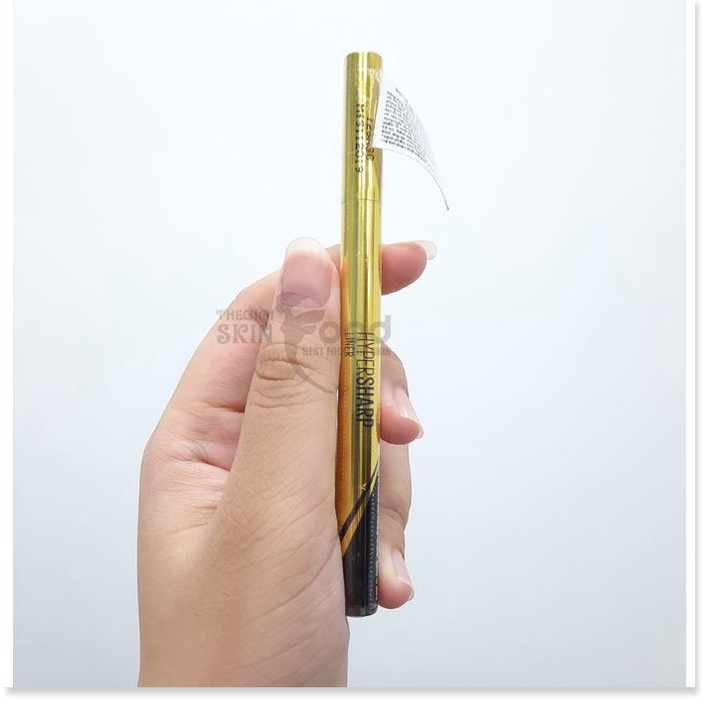 Bút Kẻ Mắt Nước Siêu Mảnh, Sắc Nét, Không Trôi Maybelline Hyper Sharp Laser Eyeliner (Nắp Vàng) 0.5g