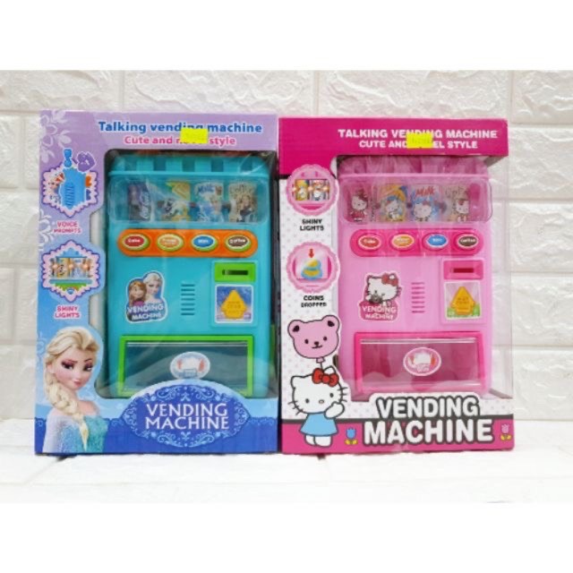 Máy bán nước ngọt tự động hello kitty - ellsa cho bé Mới