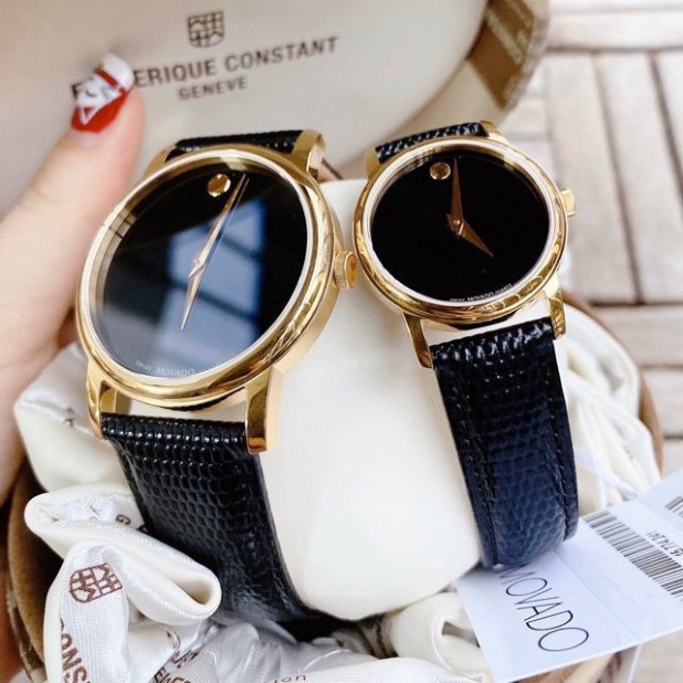 Đồng hồ Nam (nữ) Movado dây da cao cấp, kinh chống xước - Đồng hồ movado.97 | BigBuy360 - bigbuy360.vn