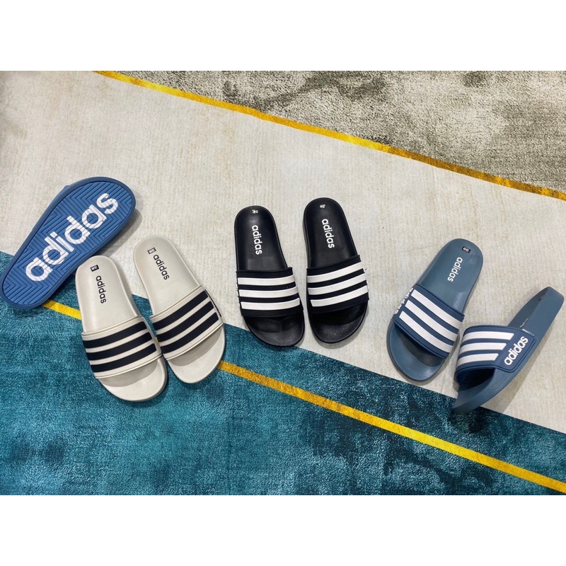 Dép adidas 3 sọc , dép lê quai ngang Das - dép lê thời trang dành cho nam