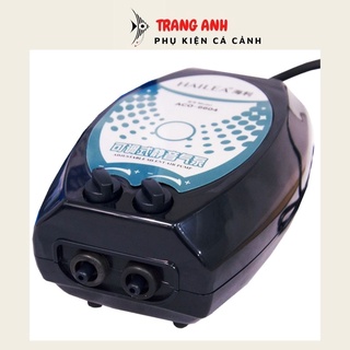 Máy sủi 1 vòi, 2 vòi hailea aco 6602, aco 6604 chạy khỏe, êm cho hồ cá cảnh
