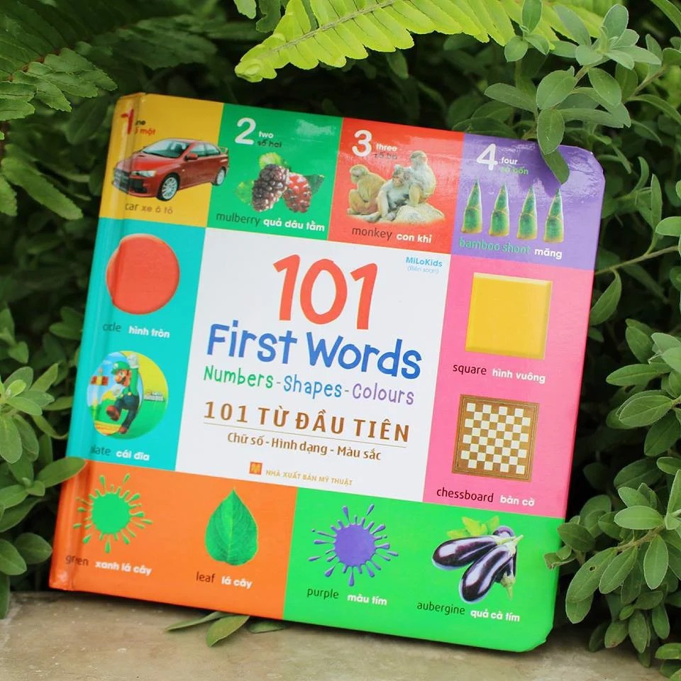 Sách - 101 Từ Đầu Tiên: Chữ số - Hình dạng - Màu sắc