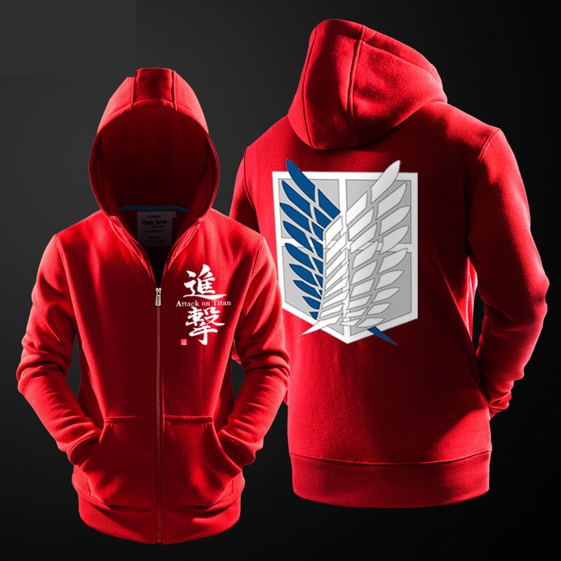 Áo khoác nỉ Attack on Titan MỚI CỰC CHẤT