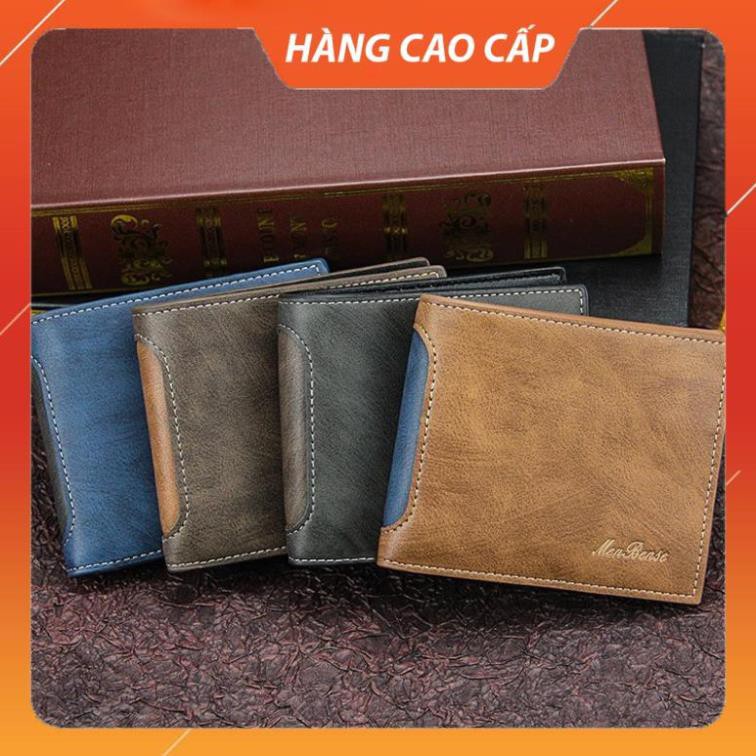 Ví Nam 💖 FREESHIP 💖 Ví Nam Cao Cấp, Kiểu Dáng Nam Tính, Hợp Thời Trang - Chất Liệu Da PU Cao Cấp