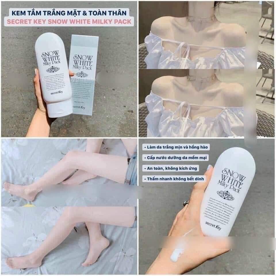 KEM DƯỠNG TRẮNG BODY – SNOW WHITE MILKY PACK