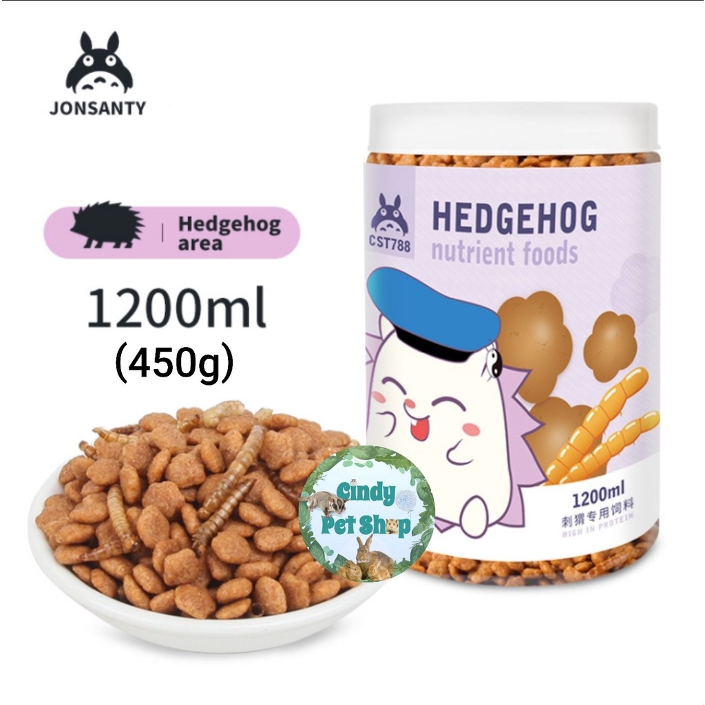 Thức ăn từ thịt cá mix sâu gạo và táo sấy cho Hamster, Nhím Kiểng...