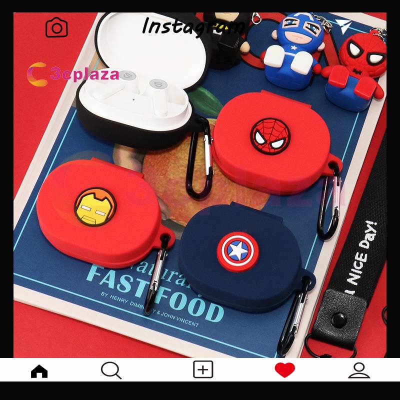 🌟3c🌟NTQ02 SoundPEATS Q case  Silicone Protective Case for  SoundPEATS Q