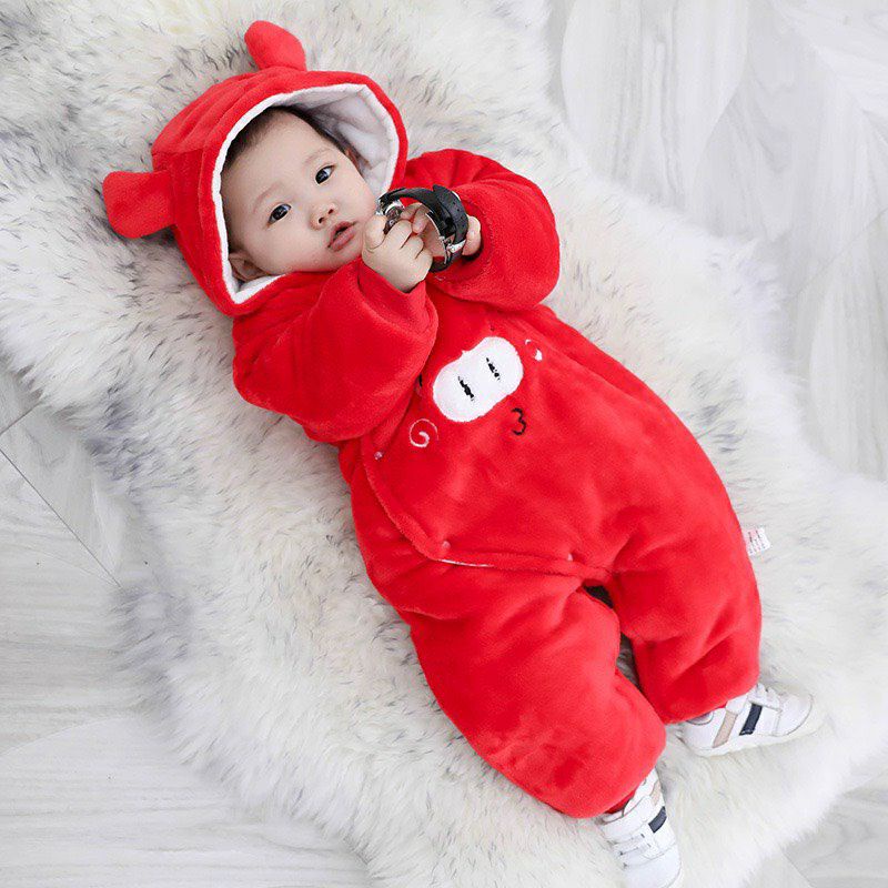 Boby ủ cho bé loại dày, boby lông cừu hình thú có mũ chất liệu dày dặn siêu ấm mùa đông cho bé sơ sinh