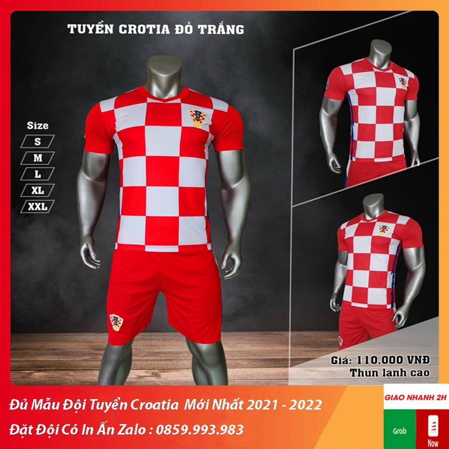 Áo bóng đá tuyển Croatia , áo đá banh đội tuyển Croatia mới nhất 2021 2022 thumbnail