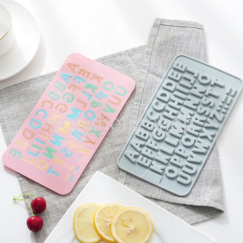 Khuôn Silicone Tạo Hình Chữ Cái Tiếng Anh Trang Trí Bánh