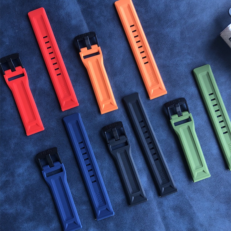 Dây Đeo Silicon UAG Cho Đồng Hồ Thông Minh Samsung Galaxy Watch 3 4 5 / Huawei Watch GT2/3 42mm/46mm 20mm/22mm