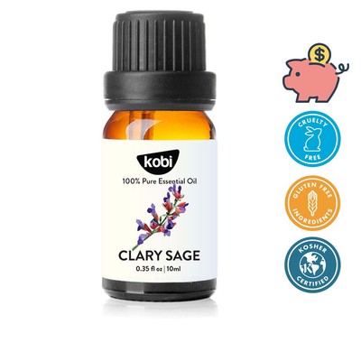 Tinh dầu Đơn Sâm Kobi Clary Sage essential oil giúp giảm stress, chống trầm cảm hiệu quả - 10ml