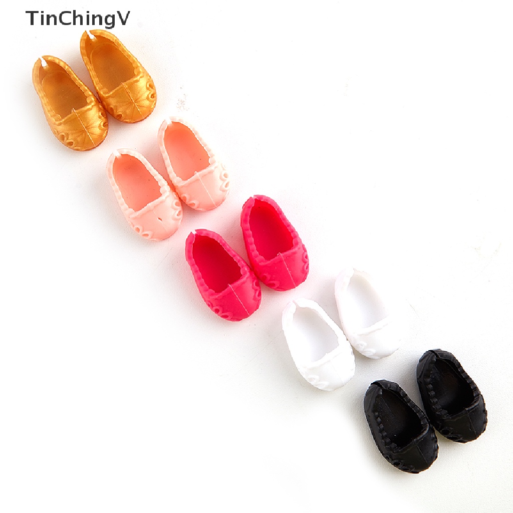Set 4 Đôi Giày Cao Cấp Cho Búp Bê BJD 17cm