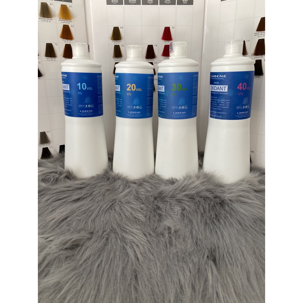 Oxy trợ nhuộm Labene chính hãng không gây đau rát da đầu  1000ml dành cho tóc tẩy nhuộm, chất lượng cao cấp | LABENE