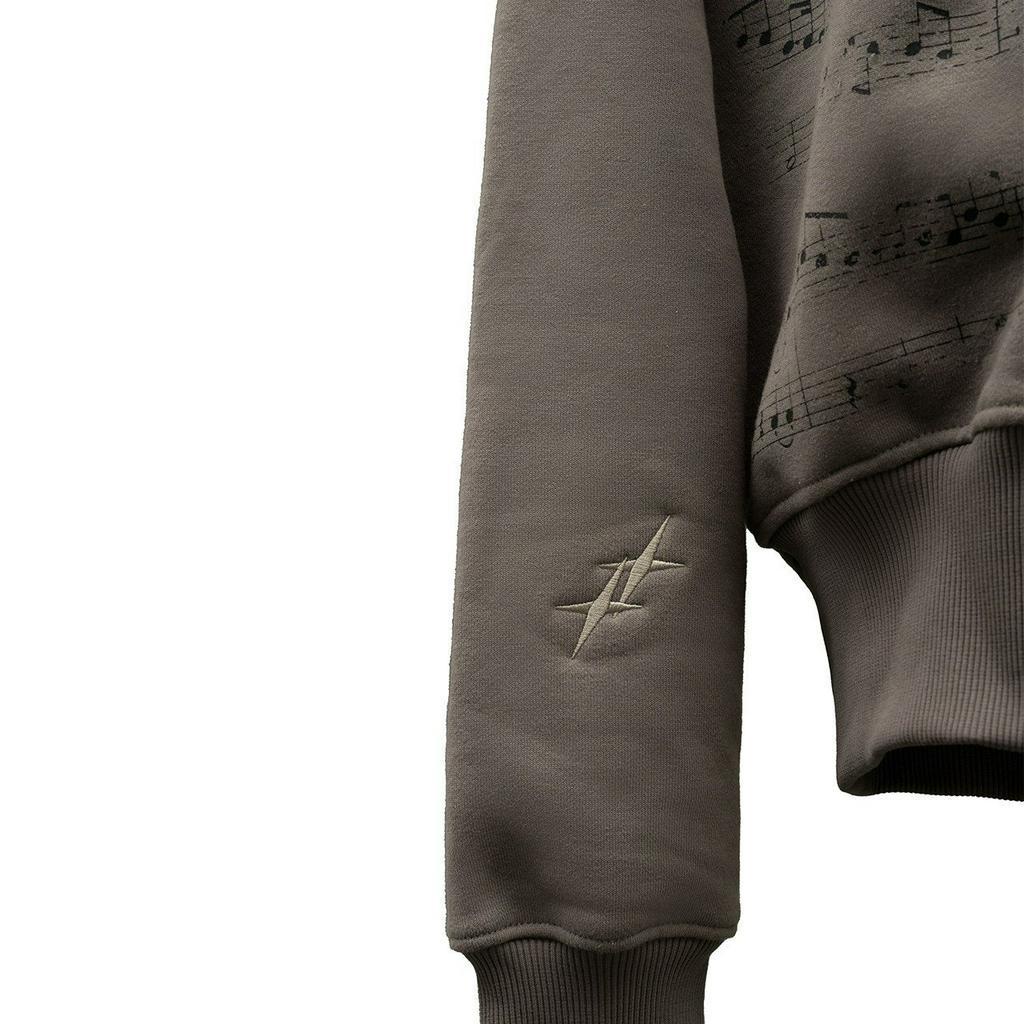 ÁO HOODIE ZIP UNISEX VẢI NỈ BÔNG MUZIC PATCHES BOXY HOODIE ZIP - HADES BRAND CHÍNH HÃNG